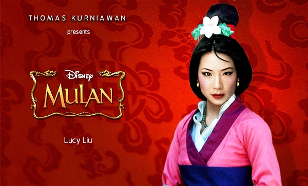 6. Люси Лью в роли Мулан?
