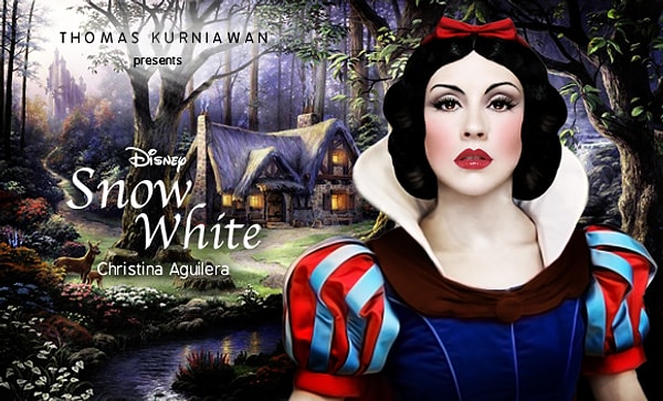 12. Кристина Агилера в роли Белоснежки?