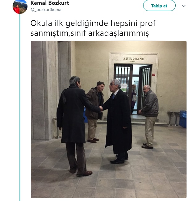 3. Sınıfınızda her yaştan insan bulabilmeniz mümkündür.