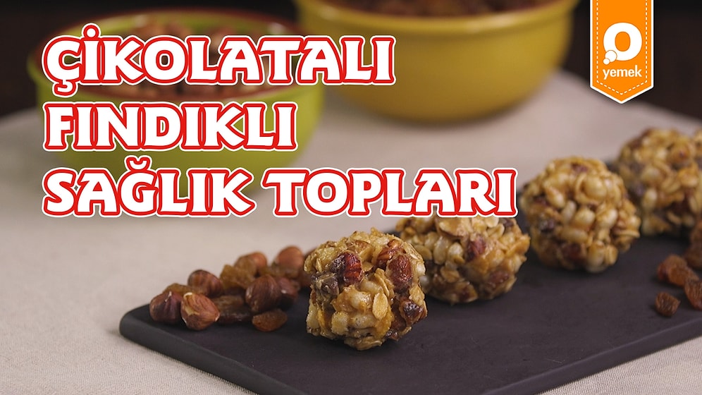 Bir Çırpıda Tatlı Krizine Son Veren Çikolatalı Fındıklı Sağlık Topları Nasıl Yapılır?