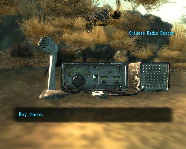 Fallout 3'deki radyolar geleceği tahmin etmiyor.