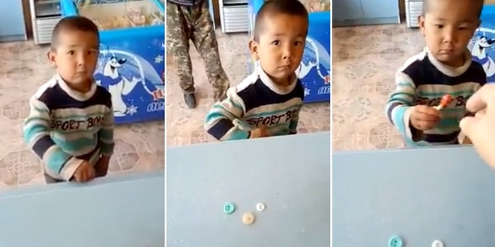 Bırakın Dünyayı Çocuklar Yönetsin! Şeker Alabilmek İçin Bakkala 3 Düğme Veren Ufaklık