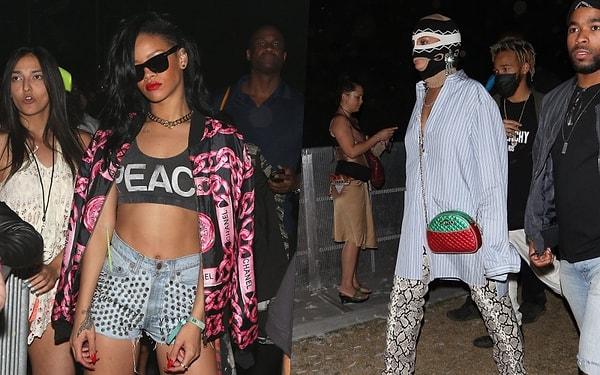 2013 ve 2018 yılından: Rihanna
