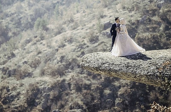 Ziyaretçilerine Muhteşem Fotoğraflar Çekilme İmkanı Sunan 'Taş Teras'