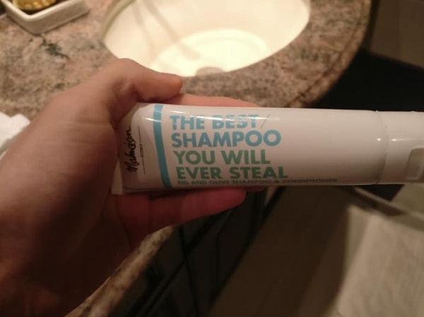 10. Просто "Лучший шампунь, который вы когда-либо крали"