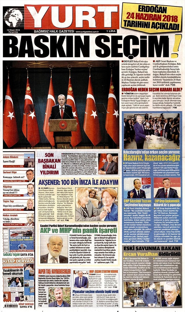 22. Yurt: Baskın seçim