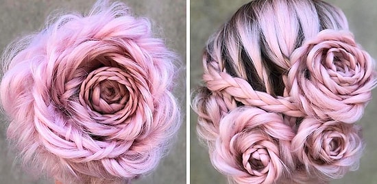 Все одержимы самой романтичной прической этой весны - "Плетеная роза из волос"!