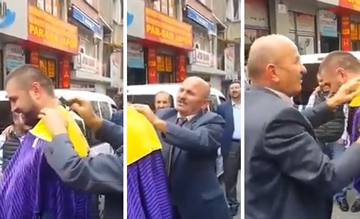 Takım Elbisesiyle Sokakta Tıraş Aleti Satan Muhteşem Yetenekli Seyyar Satıcı