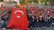 Tüyler Diken Diken! Hep Bir Ağızdan 'Atatürk Çocukları' Marşını Söyleyen Öğrenciler