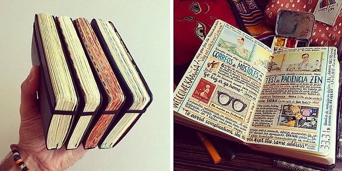 Испанец бросил работу и отправился путешествовать, чтобы фиксировать все увиденное в специальных скетчбуках