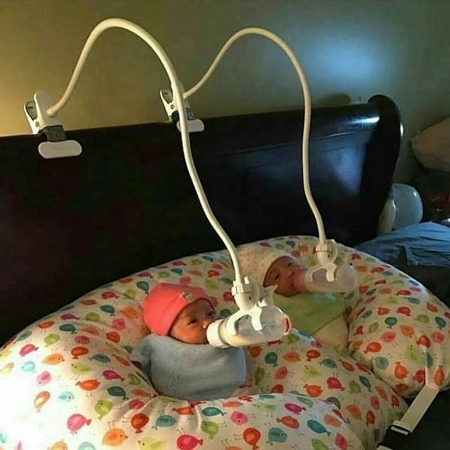 4. Bu anne baba bebekleri için adeta yepyeni bir çözüm geliştirmiş.