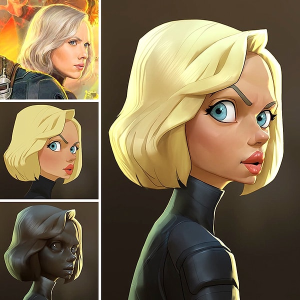 4. Чёрная вдова, "Мстители"