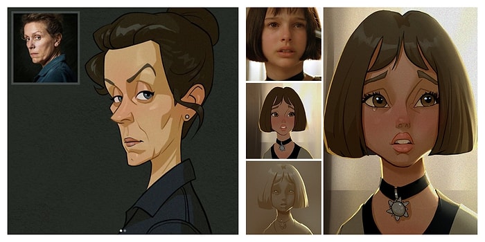 Художник создает удивительные карикатуры на героев из фильмов, сходство с героями в которых просто поражает