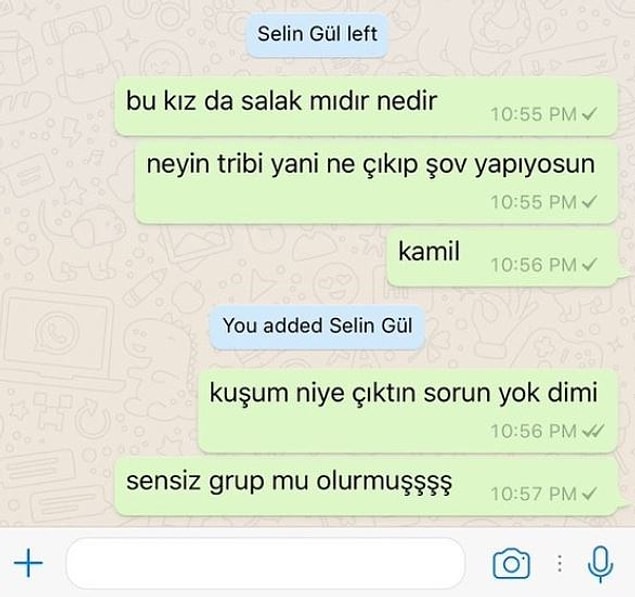 11. Ne yapsın, yüzüne gerçekleri mi söylesin. :)