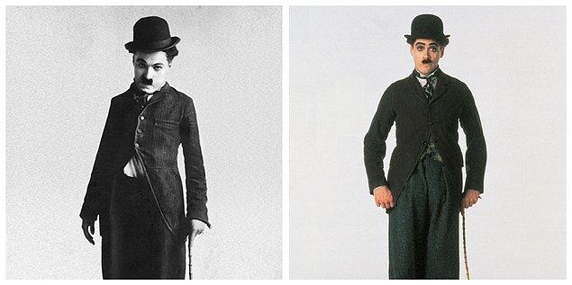 7. Charles Chaplin/Robert Downey Jr.