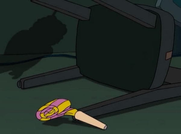 5. В самом первом эпизоде "Футурамы" можно заметить тень Нибблера. Круто то, что его роль в судьбе Фрая остается неизвестной аж до 4 сезона