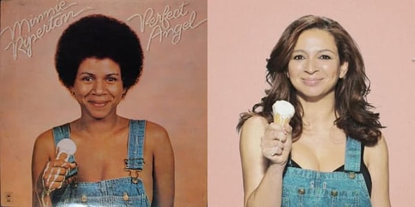 17. Певица Минни Рипертон мама актрисы Майи Рудольф