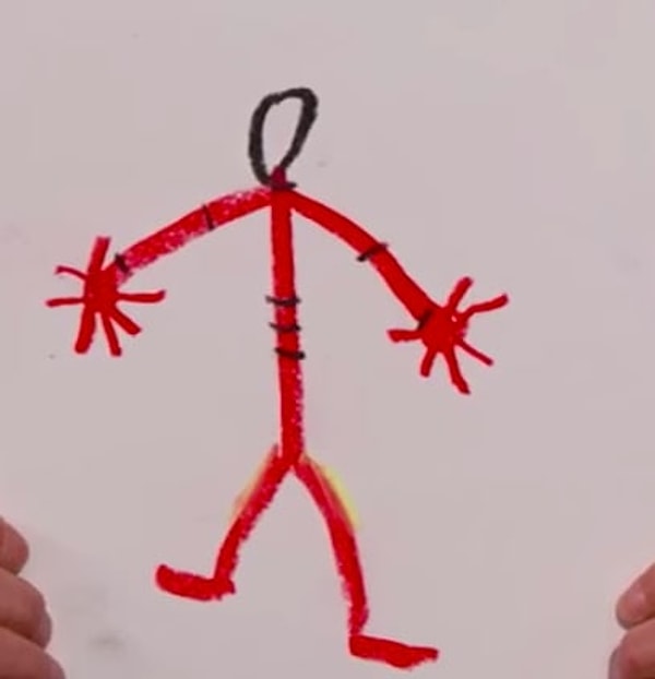 7. И, наконец, можете понять что это за персонаж по этому "красноречивому" рисунку?