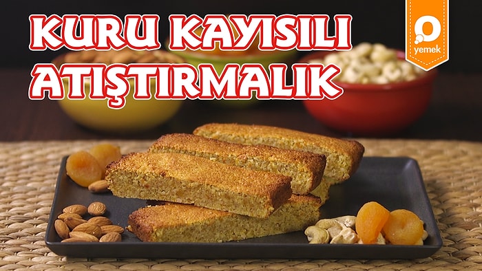 Tatlı Krizinin Kurtarıcısı Olacak Kuru Kayısılı Atıştırmalık Nasıl Yapılır?