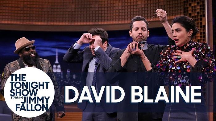 David Blaine'den 'The Tonight Show'da Muhteşem Kart Gösterisi