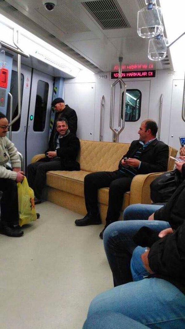 6. "Dear passengers, this train goes to 15 Temmuz Kızılay Milli İrade direction"