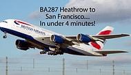 Пилот решил показать, как выглядит 11-часовой перелёт из Лондона в Сан-Франциско