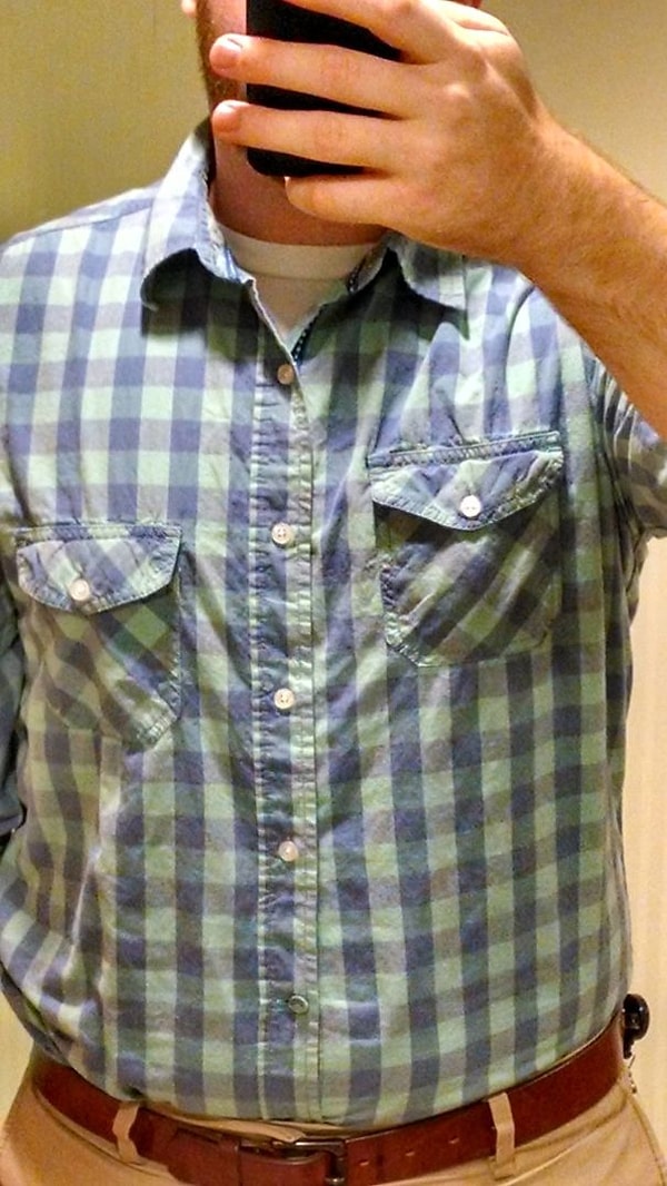 9. "Теперь я знаю, почему эта рубашка стоила всего лишь 12 долларов"