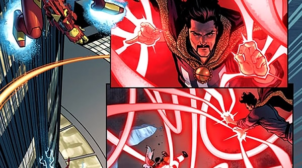 10. А Доктор Стрэндж пользуется алыми путами Ситторака — заклинанием из оригинальных комиксов.