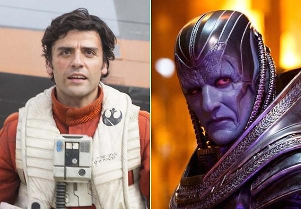 3. Oscar Isaac Star Wars'ta Poe Dameron karakteriyle iyilerin yanında, X-Men: Apocalypse'deki En Sabah Nur karakteriyle kötülerin tarafında yer almıştı.