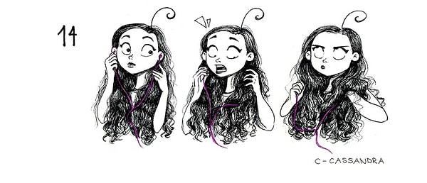 Обычное прослушивание музыки превращается в увлекательную игру "Найди упавший наушник в своей шевелюре"