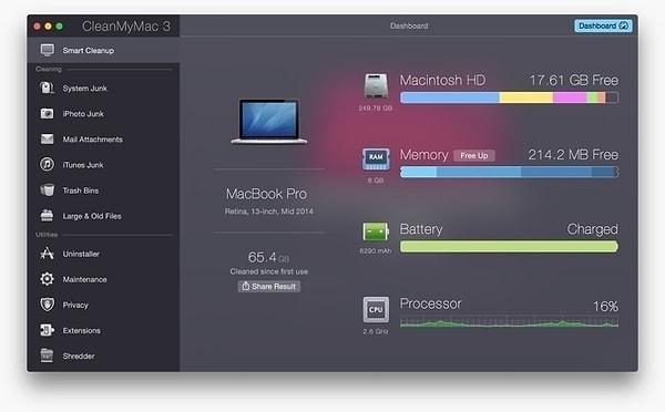 3. CleanMyMac (Mac)