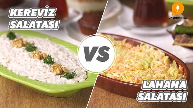 Sağlıklı Sebze Atışması: Kereviz vs Lahana Salatası