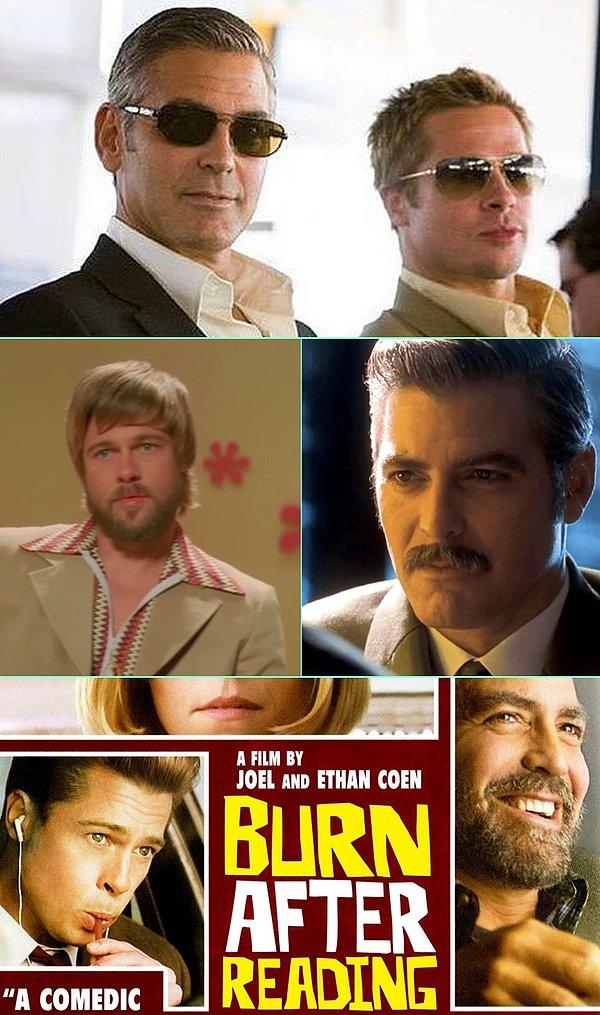 10. George Clooney & Brad Pitt
