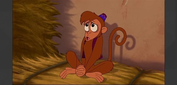 1. Итак, из какого мультфильма обезьянка Абу?