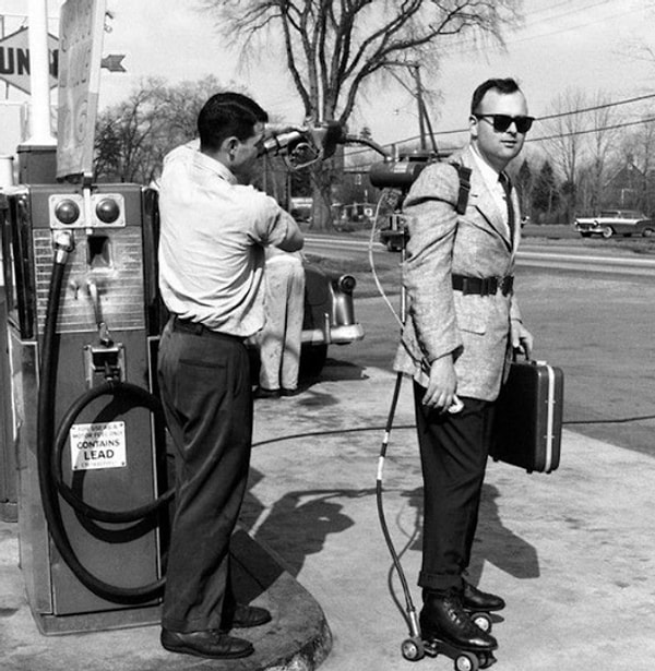 Kaliforniya'da bir motorlu paten, 1961.