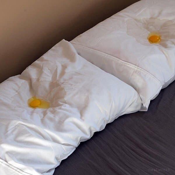 9. Yumurtayla yastık da iyi gider.
