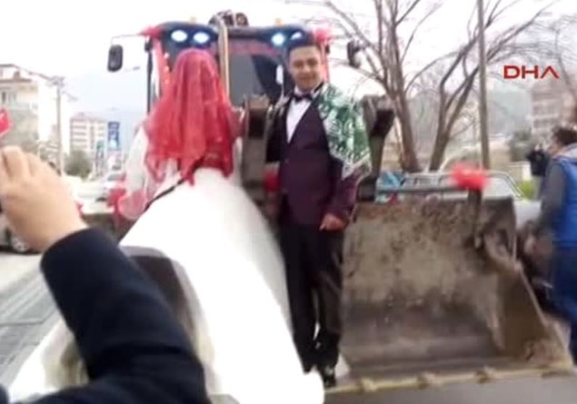 6. En güzel düğün aracı...