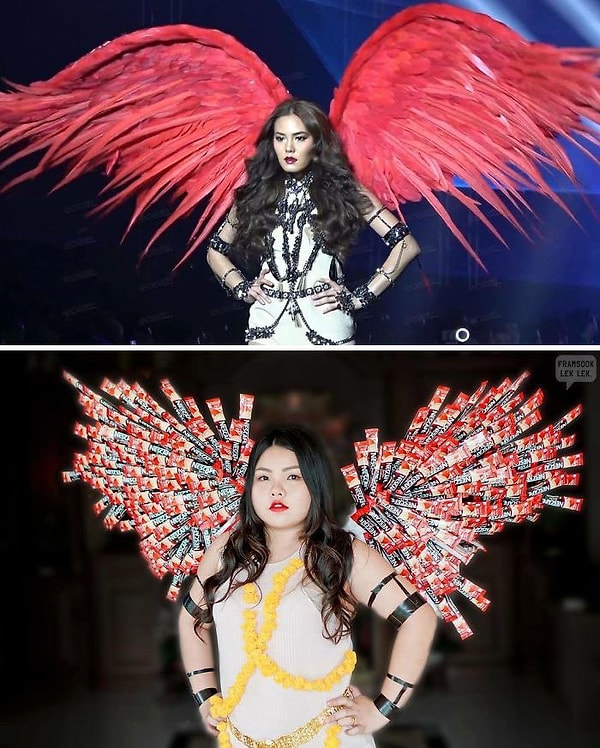 6. Крылышки из Nescafe