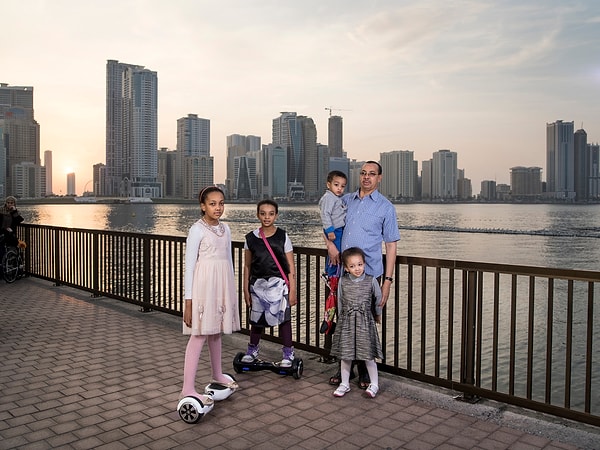 8. Папа из Дубая и его милые дети: