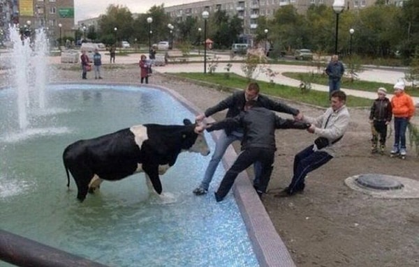 9. Картина "Фермеры в городе"