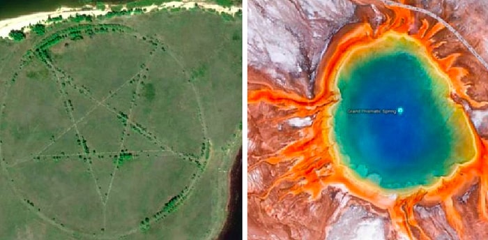 20 криповых фото со спутника Google карт, которые заставят вас поверить в дьявола