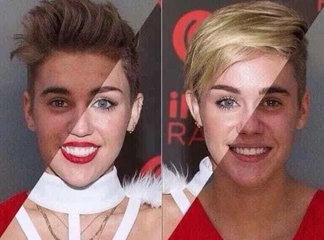 22. Miley Cyrus ve Justin Bieber