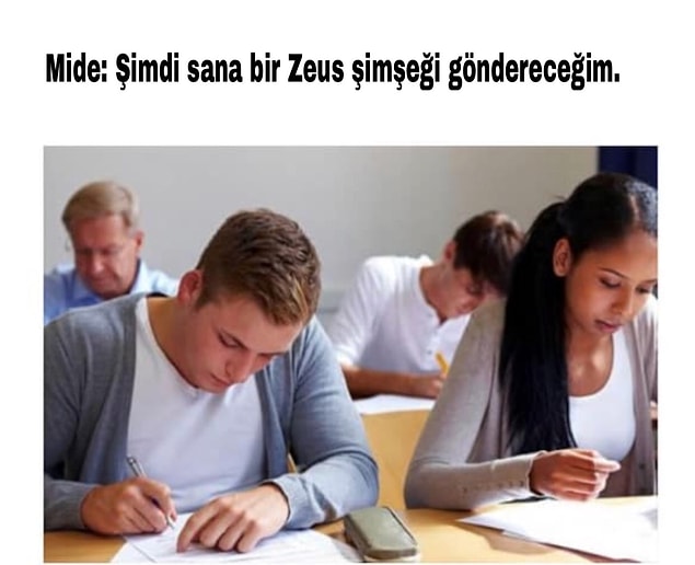 15. Sessizlik içindeki kalabalık bir sınıfta sınav olurken;