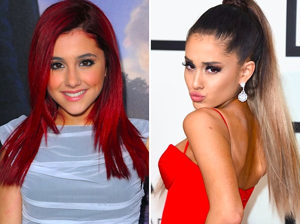 1. Ариана Гранде носит накладной хвост, потому что испортила волосы, постоянно красив их в красный для съёмок в сериале на канале Nickelodeon.