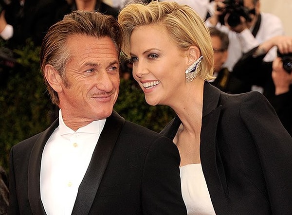 3. Шарлиз Терон и Шон Пенн