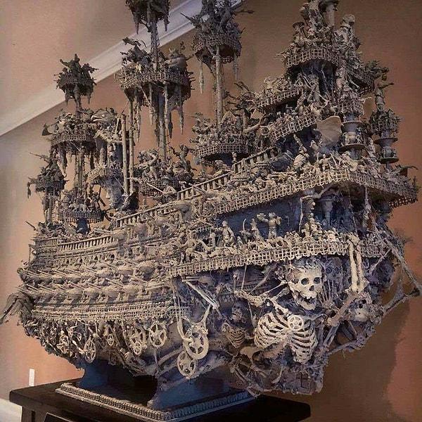 4. El yapımı bir hayalet gemi! 🚢