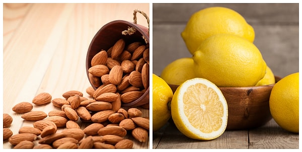 6. Миндаль и лимон