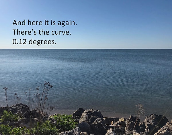 17. Так что, если Земля имеет форму шара, мы все равно не увидим изгиба, находясь на ее поверхности