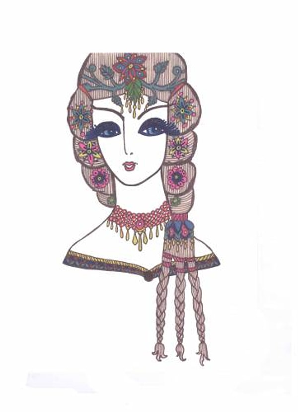 13. "Красивая девочка"