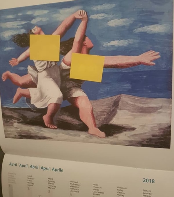 10. Каждый календарь подвергается жесткой цензуре!